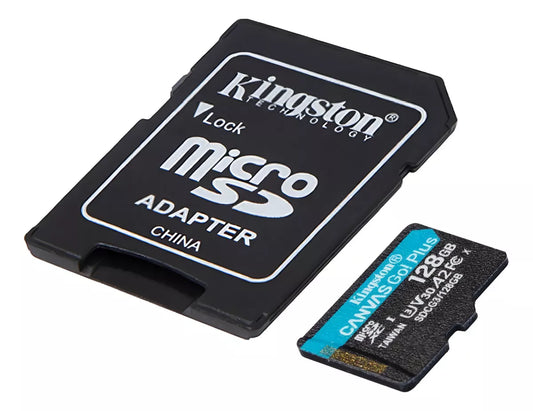 Memoria Micro Sd 128gb Kingston Canvas Sdcg3 170mb/s Negro