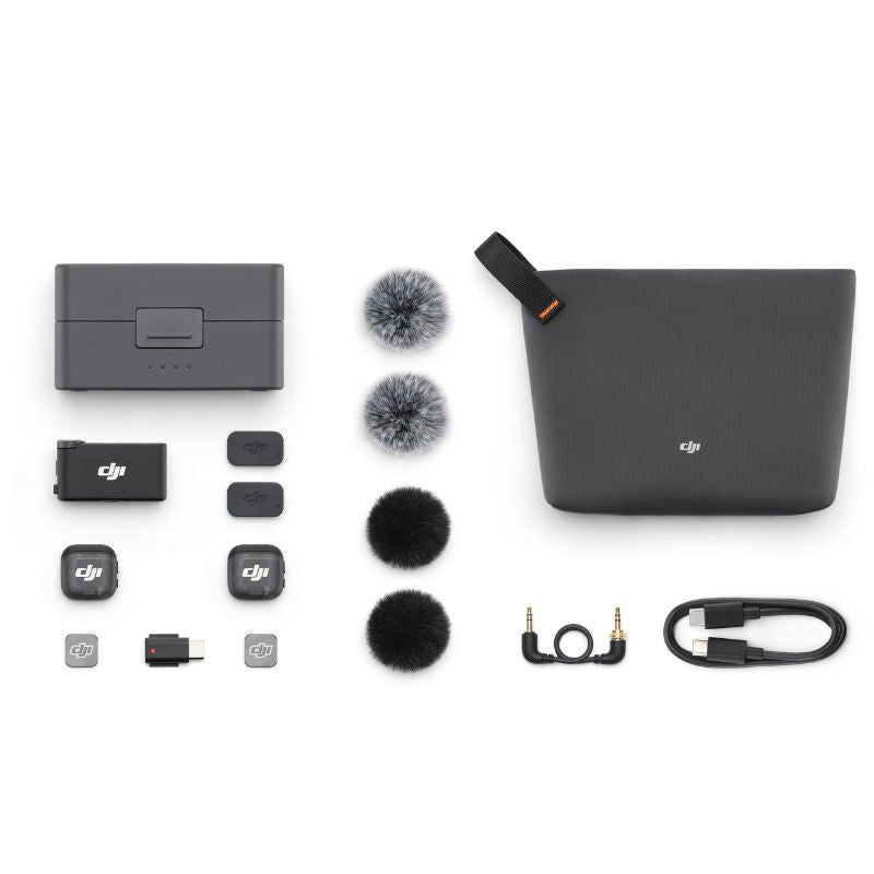 Dji Mic 3 (2 TX + 1 RX + Estuche de carga)