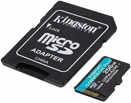 Memoria Micro Sd Kingston 256gb Canvas Go! Plus (v30 A2)