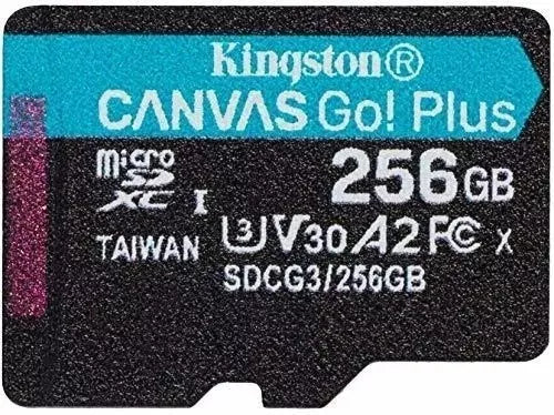 Memoria Micro Sd Kingston 256gb Canvas Go! Plus (v30 A2)